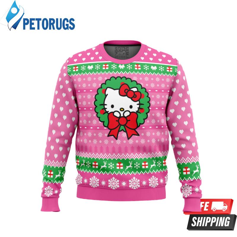 Cute Christmas Hello Kitty Ugly Christmas Sweaters