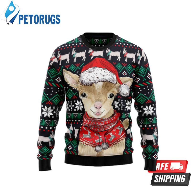 Cute Goat Ugly Christmas Sweaters