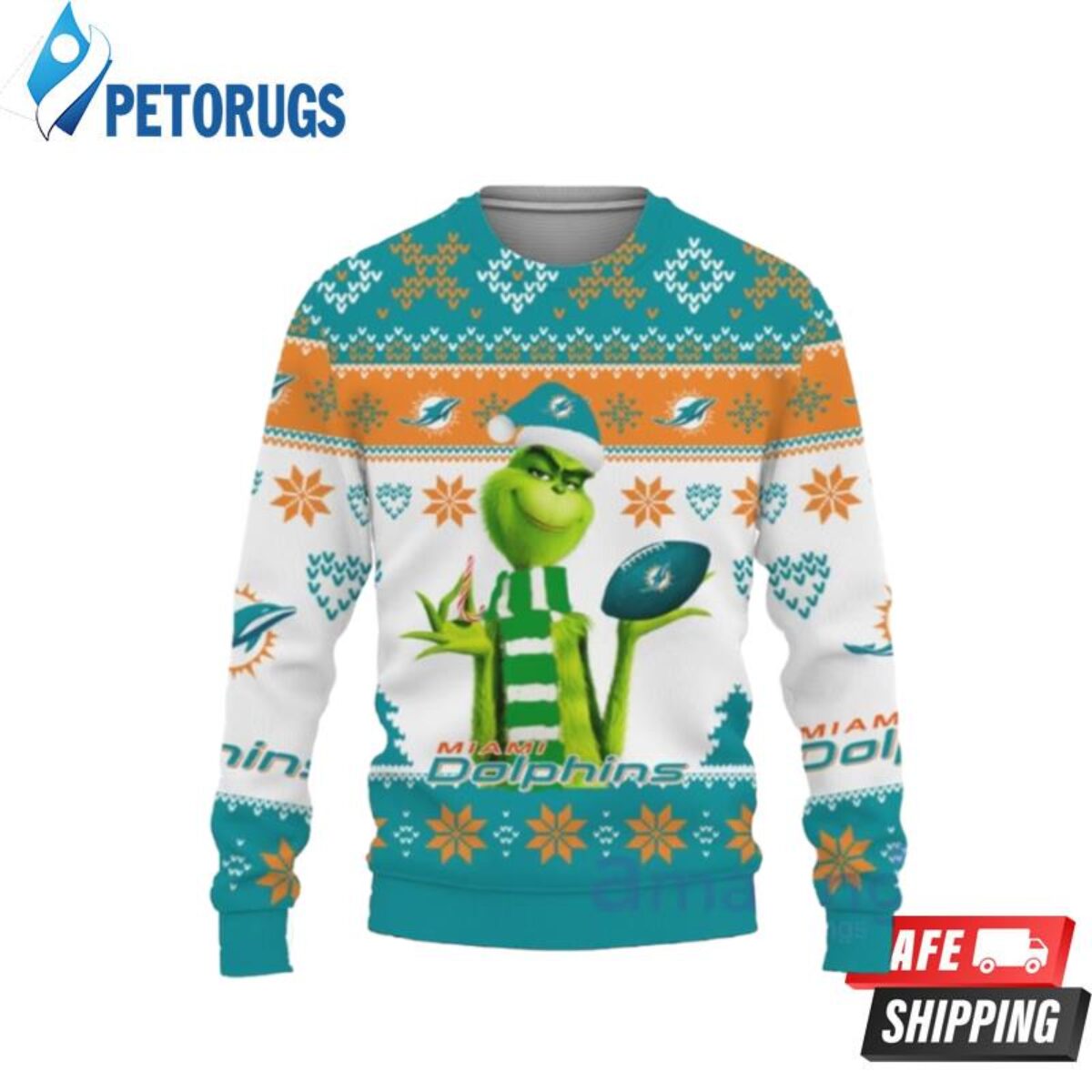 MLB Los Angeles Dodgers Grinch Hug Ugly Christmas Sweater - Angelicshirt