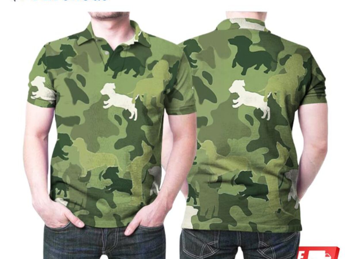 NFL Green Bay Packers Fans Camo Hunting Pattern All Over Printed 3D Shirt