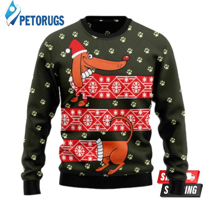Dachshund Funny Christmas Ugly Christmas Sweaters