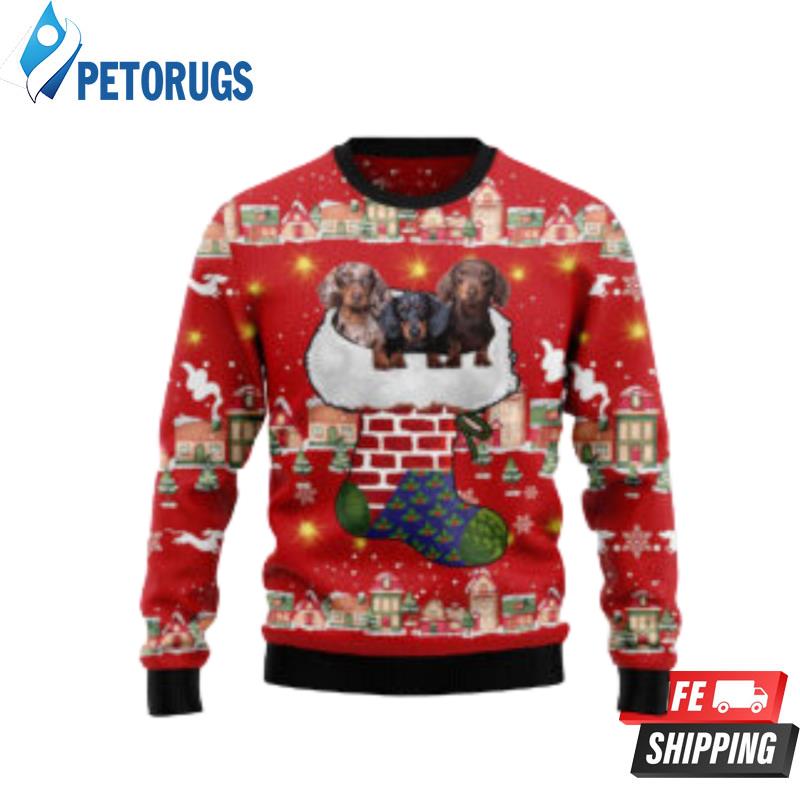 Dachshund Light Up Dog Lover Ugly Ugly Christmas Sweaters