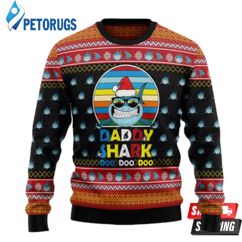 Daddy Shark Ugly Christmas Sweaters