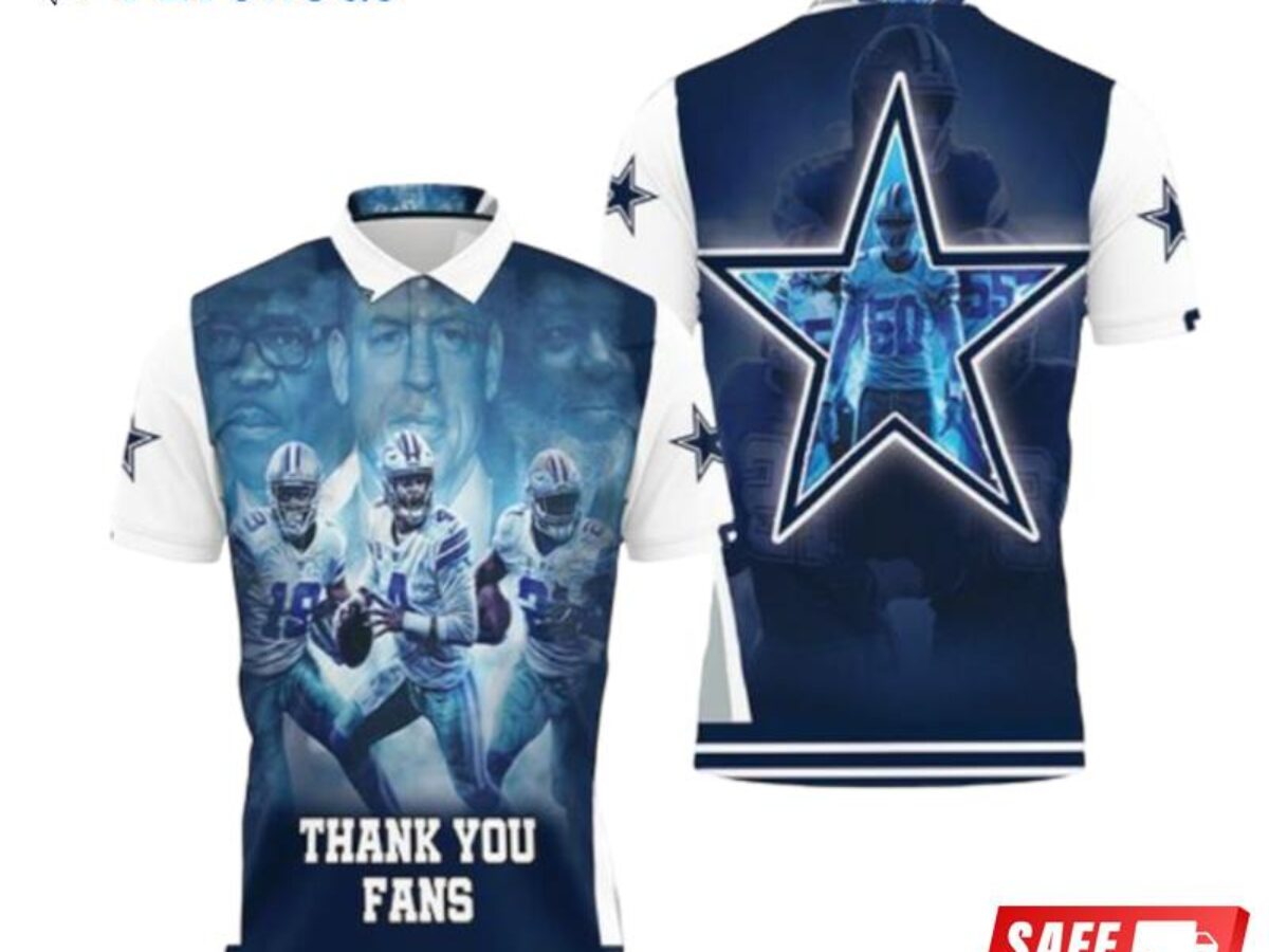 Nfc East Division Champions Dallas Cowboys Super Bowl Thank You Fans 3D  Polo Shirt - T-shirts Low Price