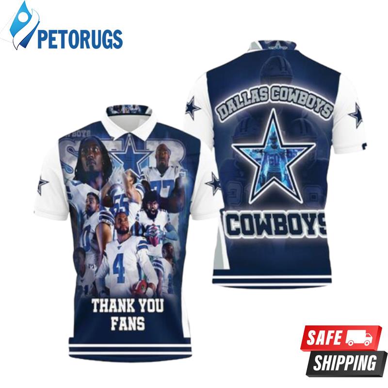 Dallas Cowboy Super Nfc East Division Champions Super Bowl 2021 Thank You Fans Polo Shirts