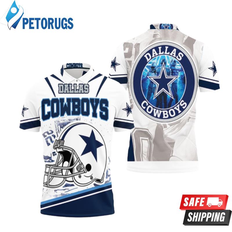 Dallas Cowboys Helmet Nfc East Division Super Bowl 2021 Polo Shirts