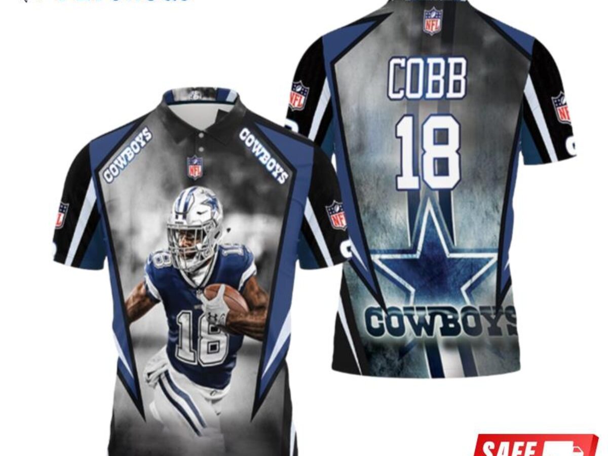 Dallas Cowboys Randall Cobb 18 Polo Shirts - Peto Rugs