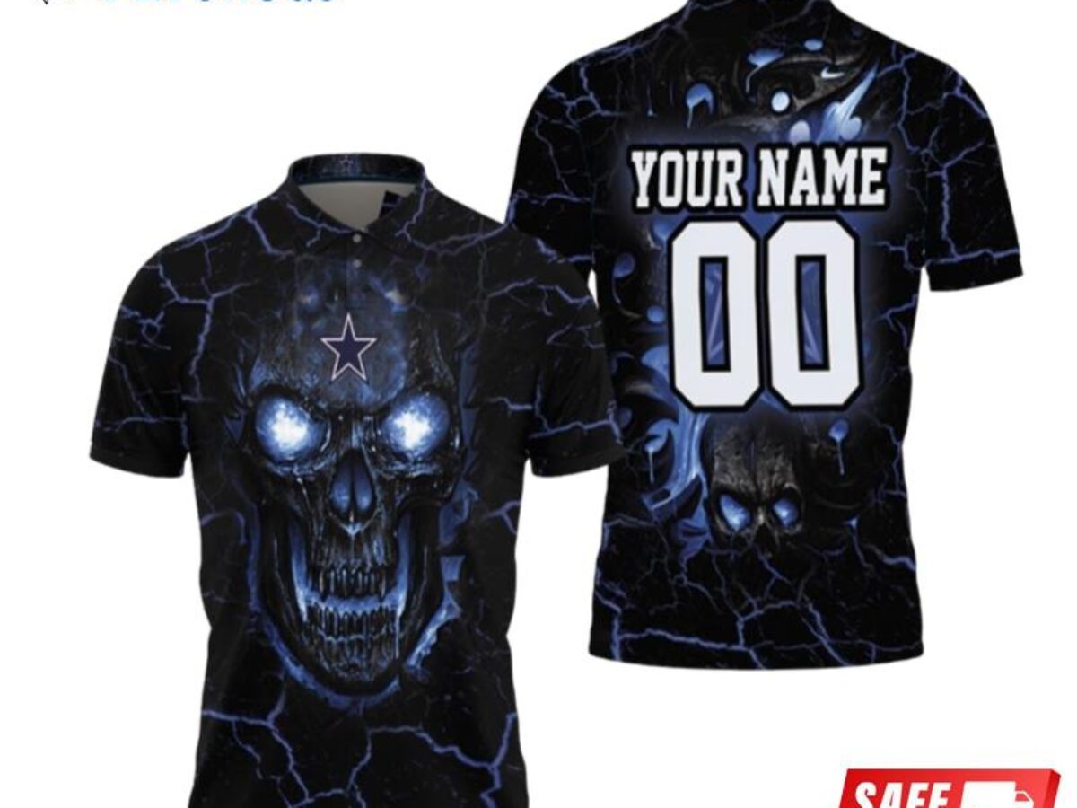 Custom Name Dallas Cowboys Dead Skull Dallas Cowboys Ugly