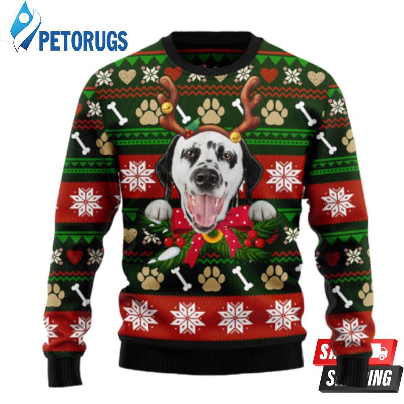 Dalmatian Funny Ugly Christmas Sweaters