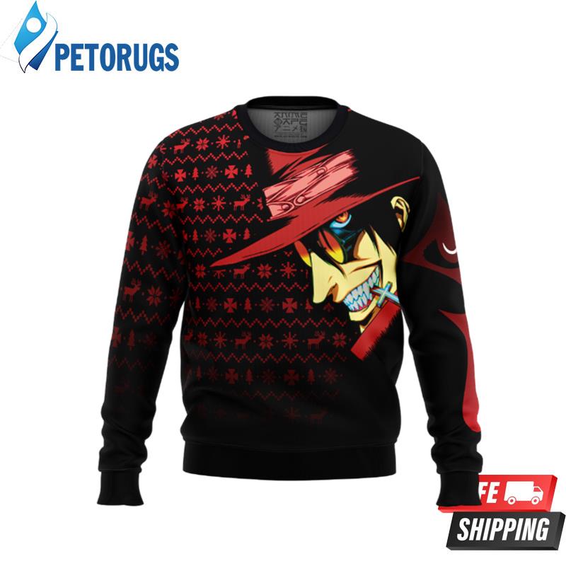 Dark Fanstasy Alucard Hellsing Ugly Christmas Sweaters