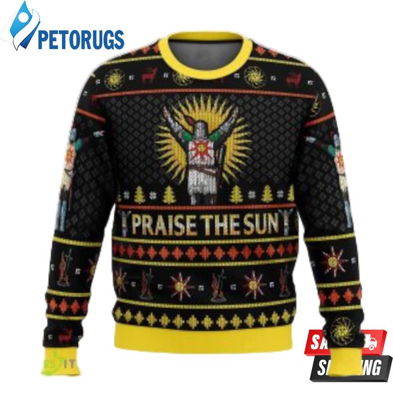 Dark Souls Praise The Sun Ugly Christmas Sweaters