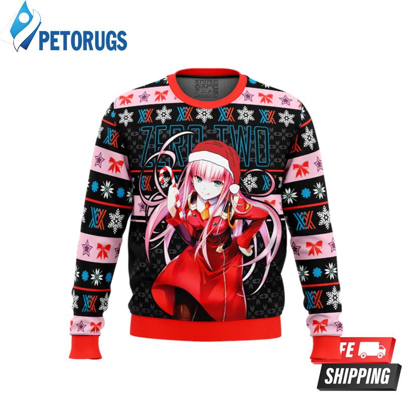 Darling in the Franxx Zero Two Ugly Christmas Sweaters
