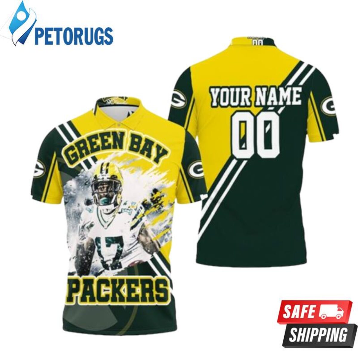 Green Bay Packers Logo Nfc North Champions Super Bowl 2021 Personalized  Polo Shirts - Peto Rugs