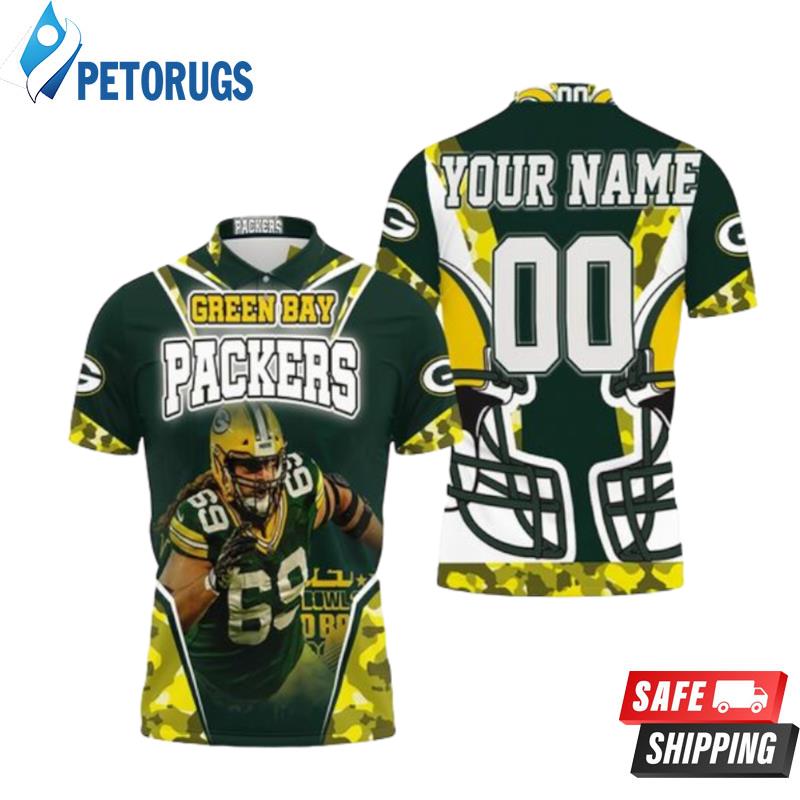 David Bakhtiari 69 Green Bay Packers Nfc North Champions Super Bowl 2021 Personalized Polo Shirts
