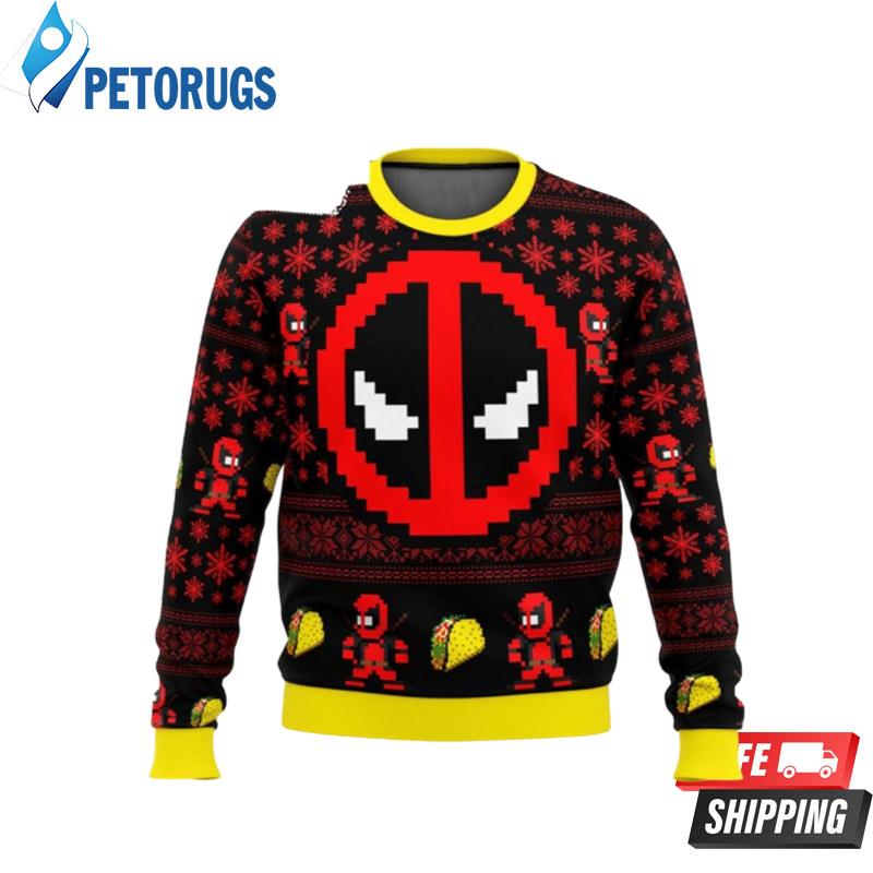 Deadpool Christmas Hoodie Ugly Christmas Sweaters