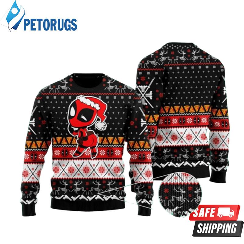 Deadpool Ugly Christmas Hoodie Sweatshirt Sweater Ugly Christmas Sweaters