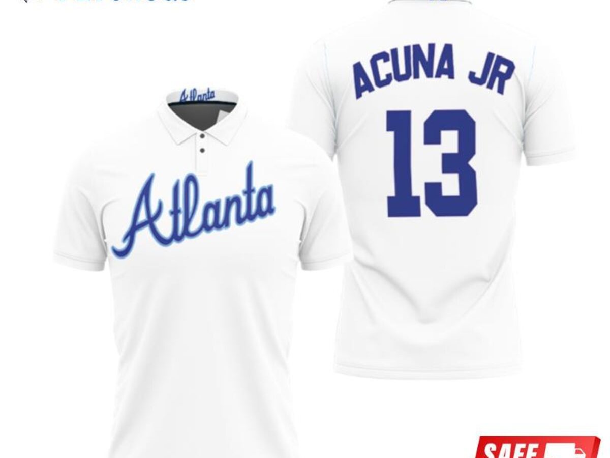 Design Atlanta Braves Ronald Jr #13 Mlb Big Tall Cooperstown Collection  Mesh Wordmark Polo Shirts - Peto Rugs