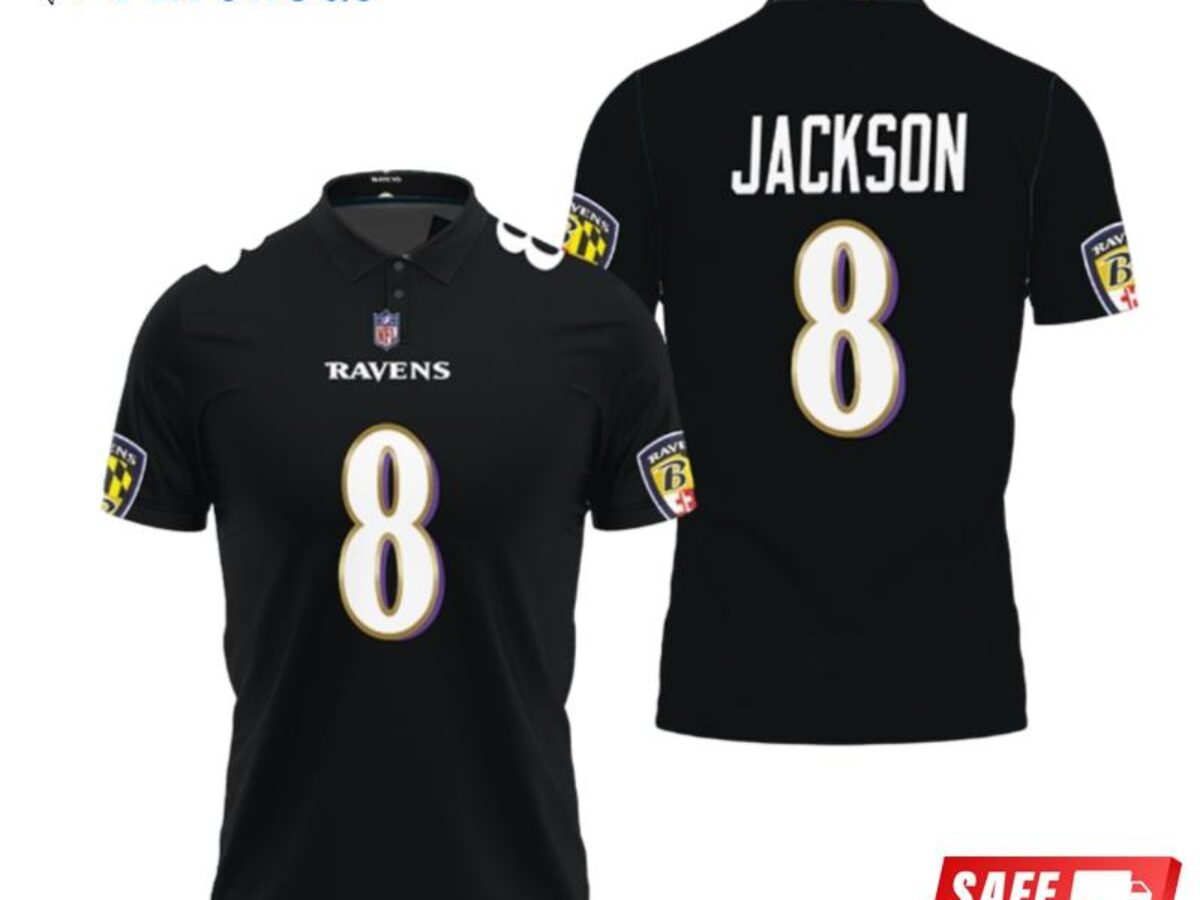 Game Women's Lamar Jackson Black Alternate Jersey - #8 Football