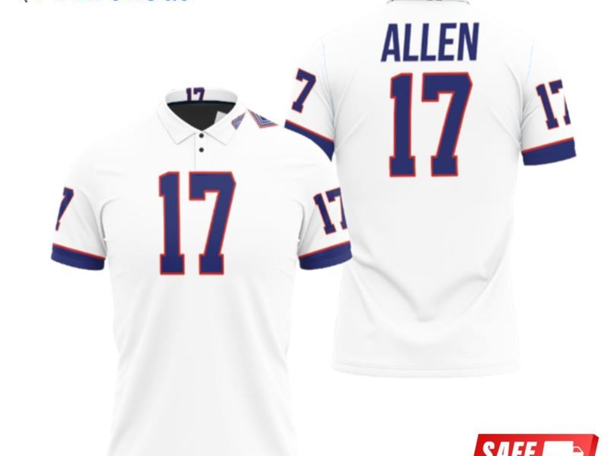 Bills Men/Unisex - #17 Allen Jersey - White