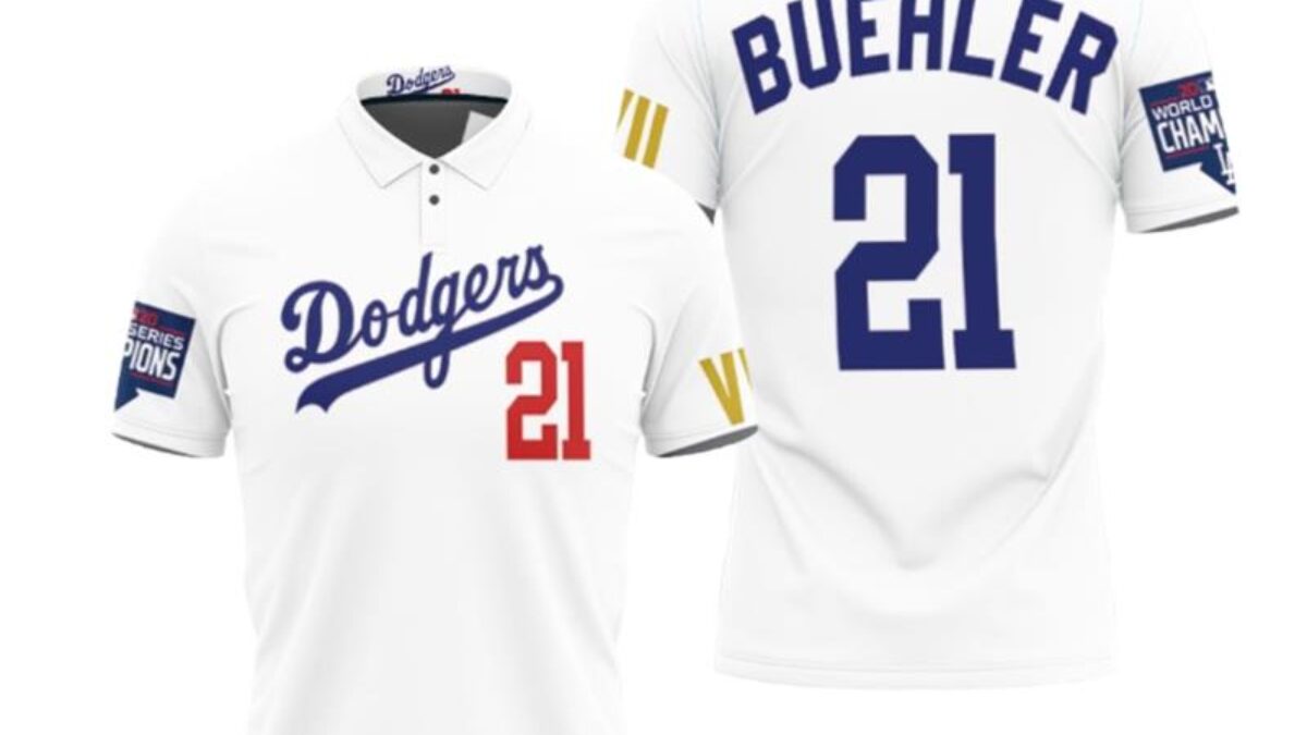 dodgers gold championship jersey