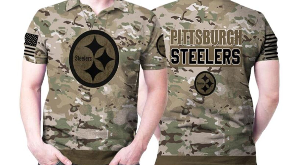 Pittsburgh Steelers Camo Stadium Pant, Black/Gold