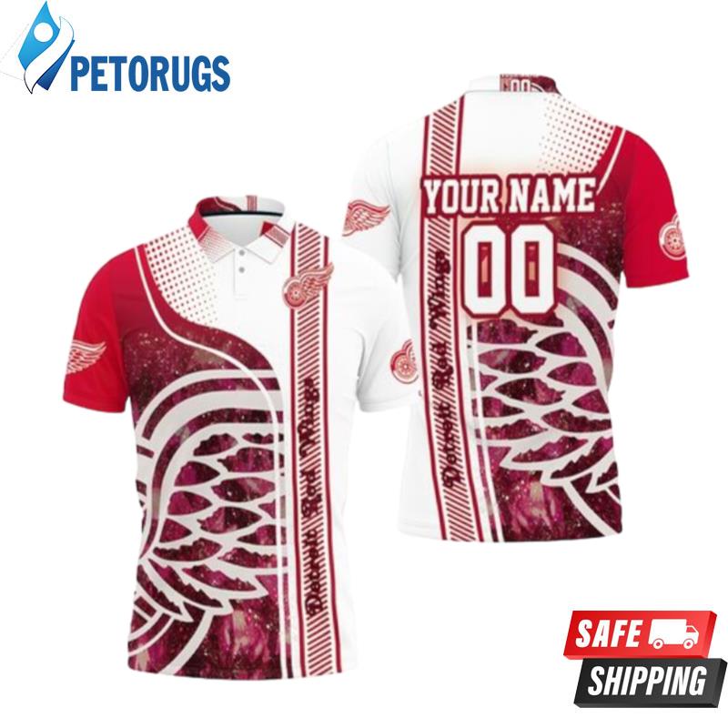 Detroit Red Wings Nhl Personalized Polo Shirts