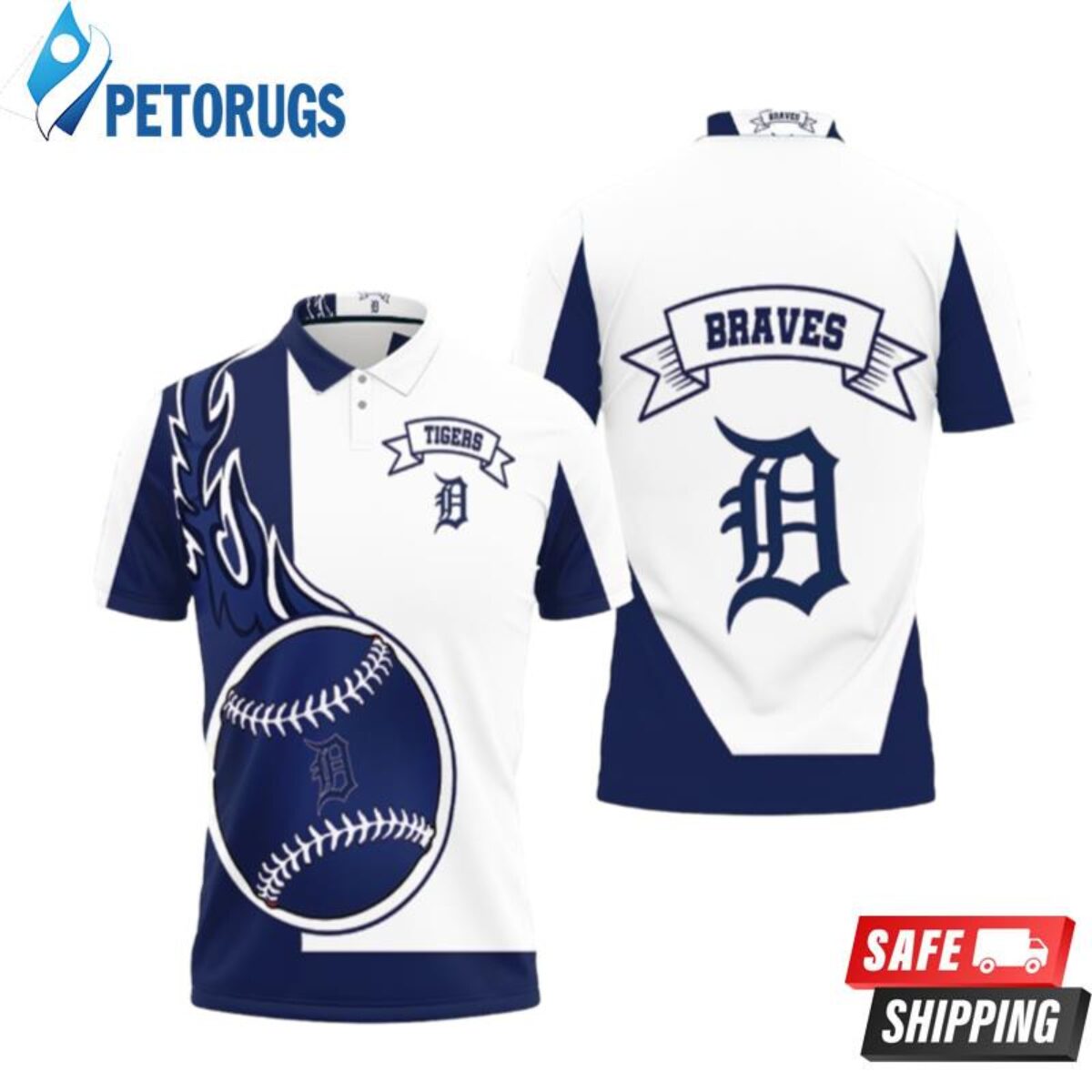 MLB Detroit Tigers Limited Edition Eachstep Polo Shirts - Peto Rugs