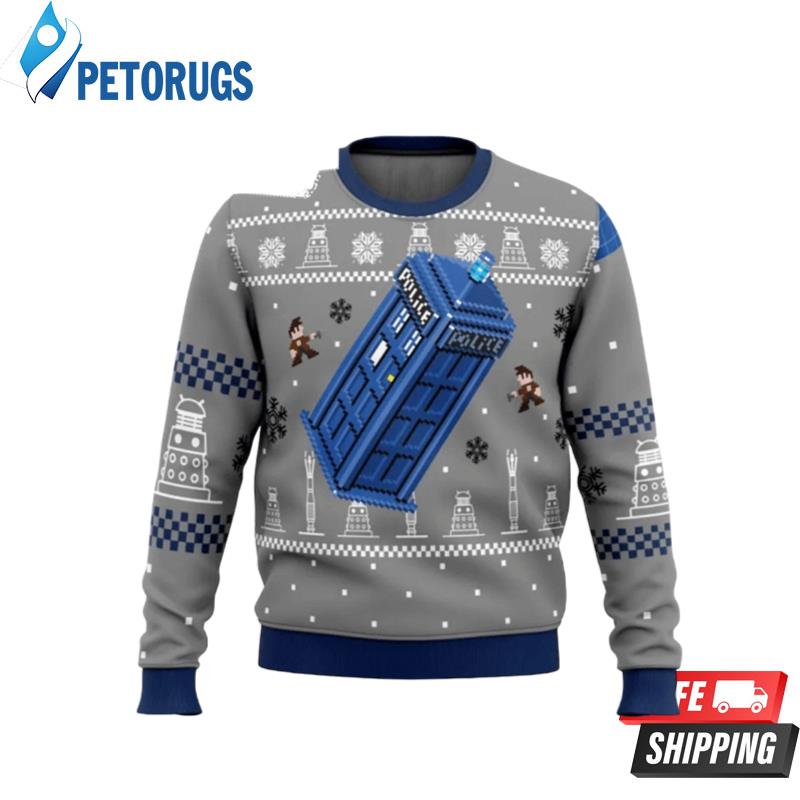 Doctor Who Hoodie Ugly Christmas Sweaters