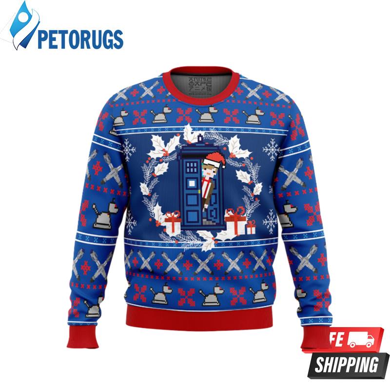 Doctor Who Tardis Ugly Christmas Sweaters