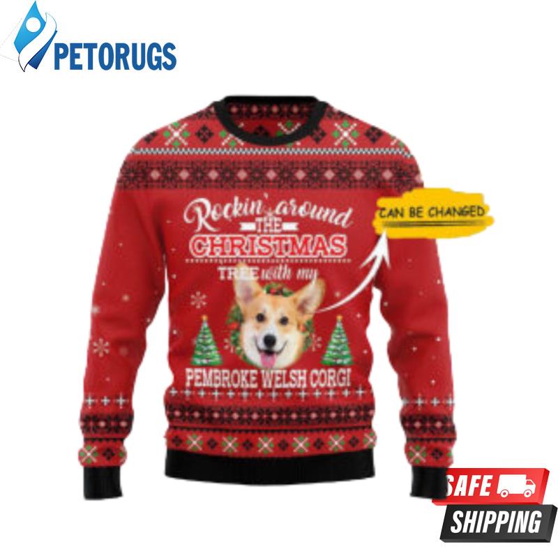 Dog Rockin? Custom Face Funny Family Ugly Christmas Sweaters