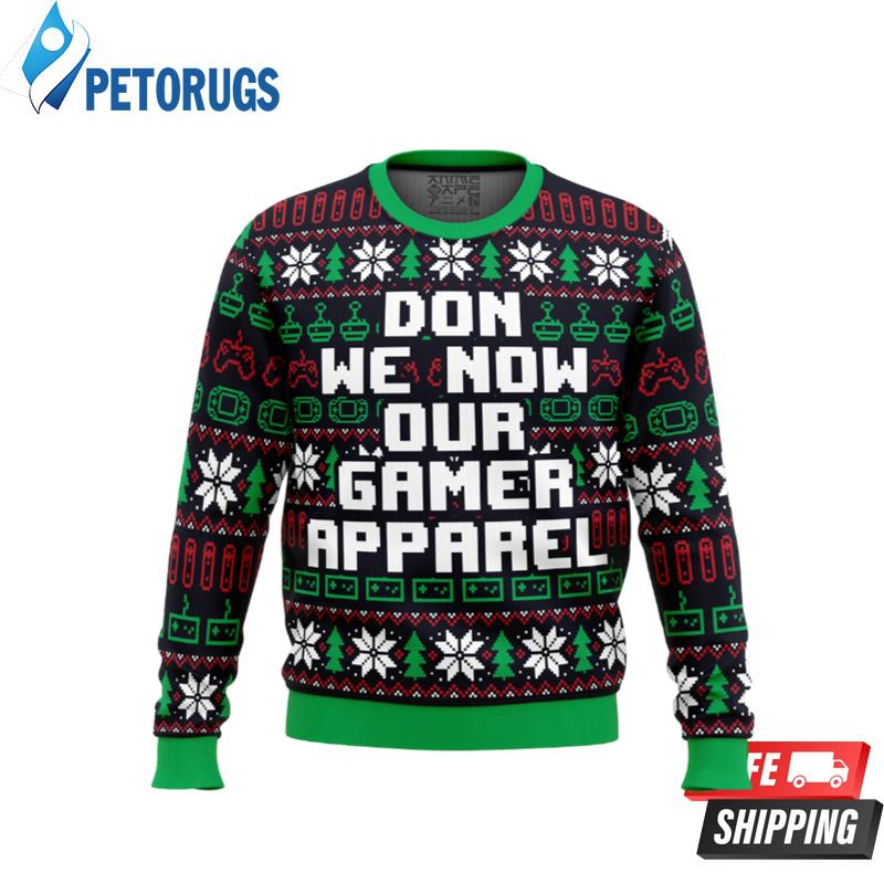 Don We Now Our Gamer Ugly Christmas Sweaters