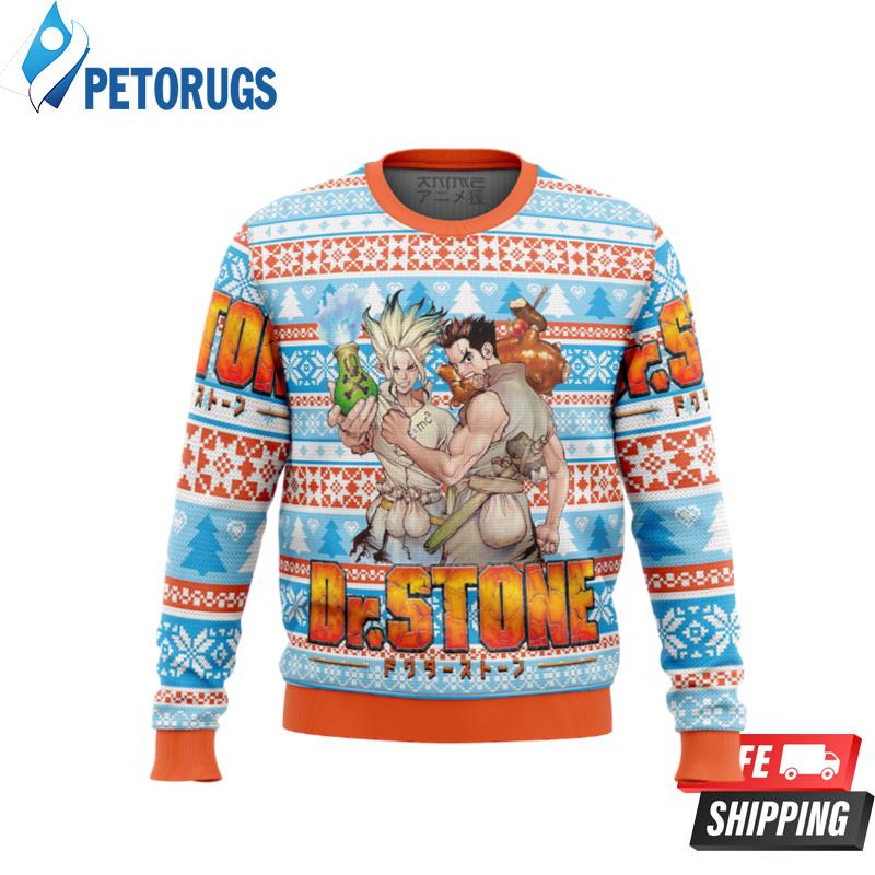 Dr. Stone Alt Ugly Christmas Sweaters