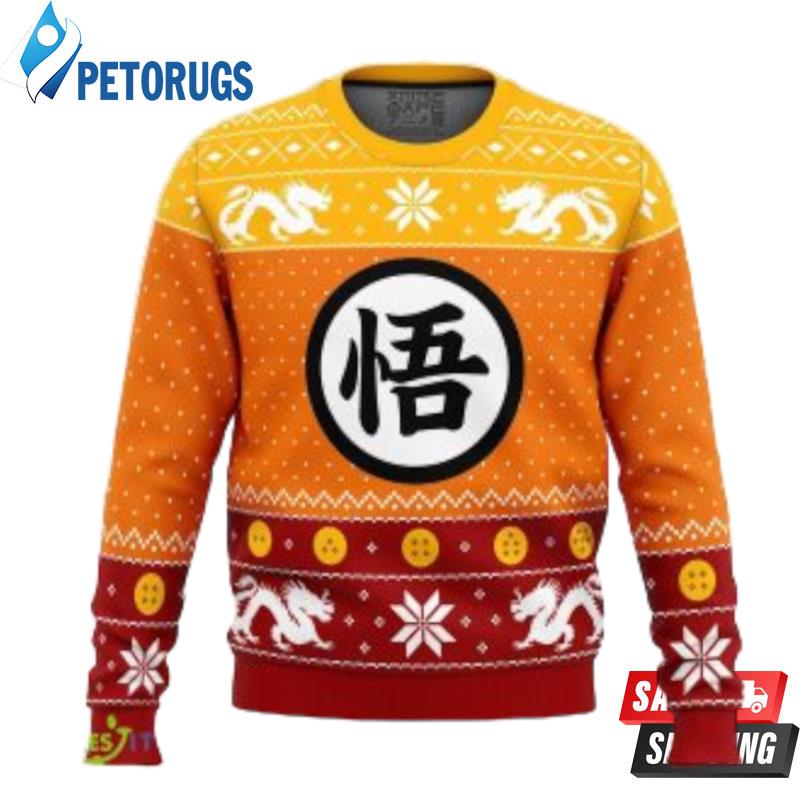 Dragon Ball Z Goku Christmas Ugly Christmas Sweaters