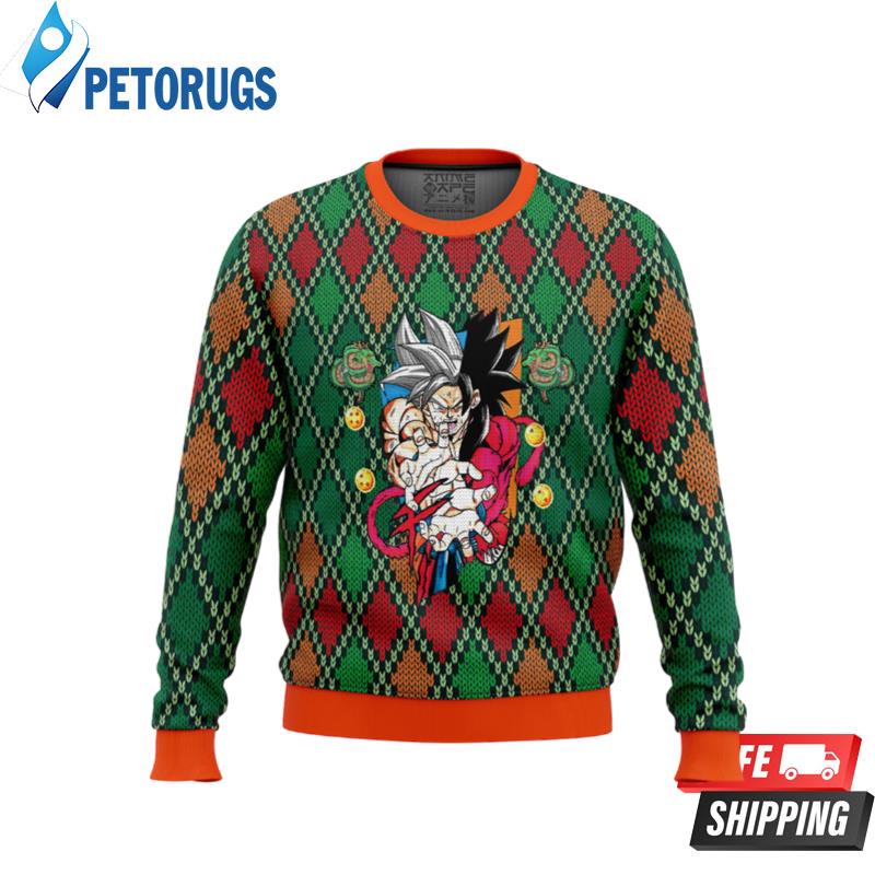 Dragon Ball Z SSJ4 Goku Ugly Christmas Sweaters
