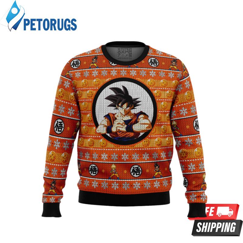 Dragonball Z Son Goku Ugly Christmas Sweaters