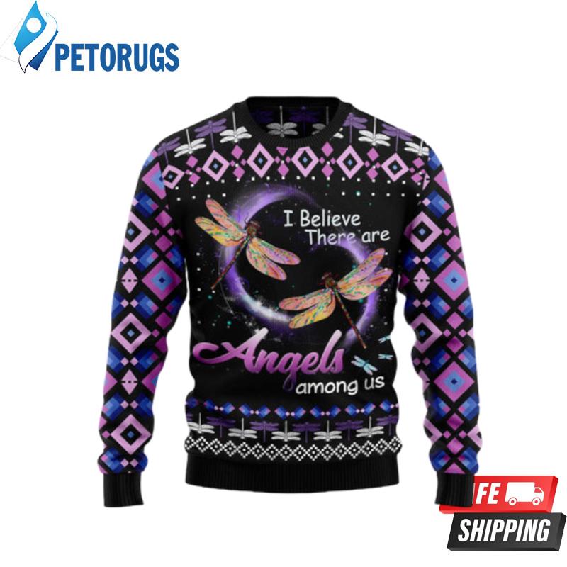 Dragonfly Angels Ugly Christmas Sweaters