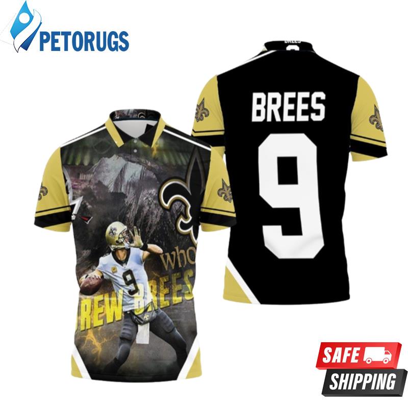 Drew Brees New Orleans Saints Atlanta Falcon Gameday Polo Shirts