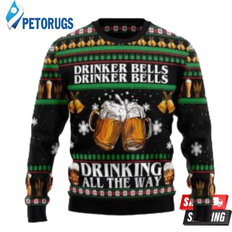 Drinker Bell Beer Lover Ugly Christmas Sweaters