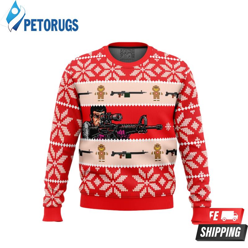 Duke Togo Golgo 13 Ugly Christmas Sweaters