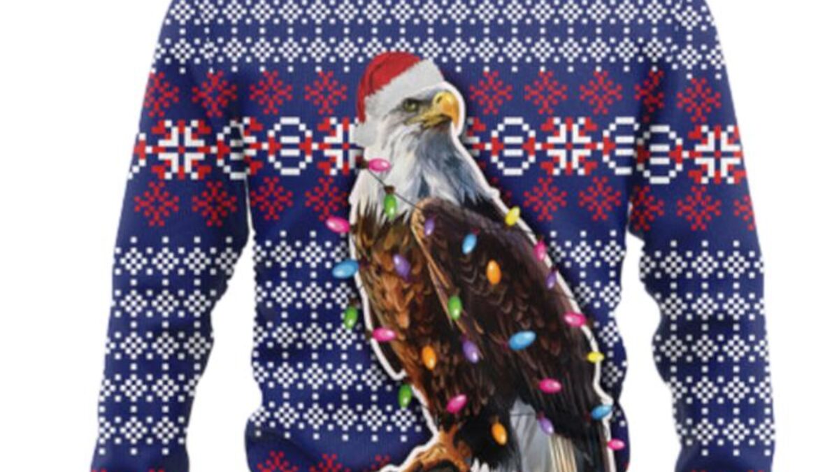 Christmas Gift Eagle Ugly Christmas Sweater