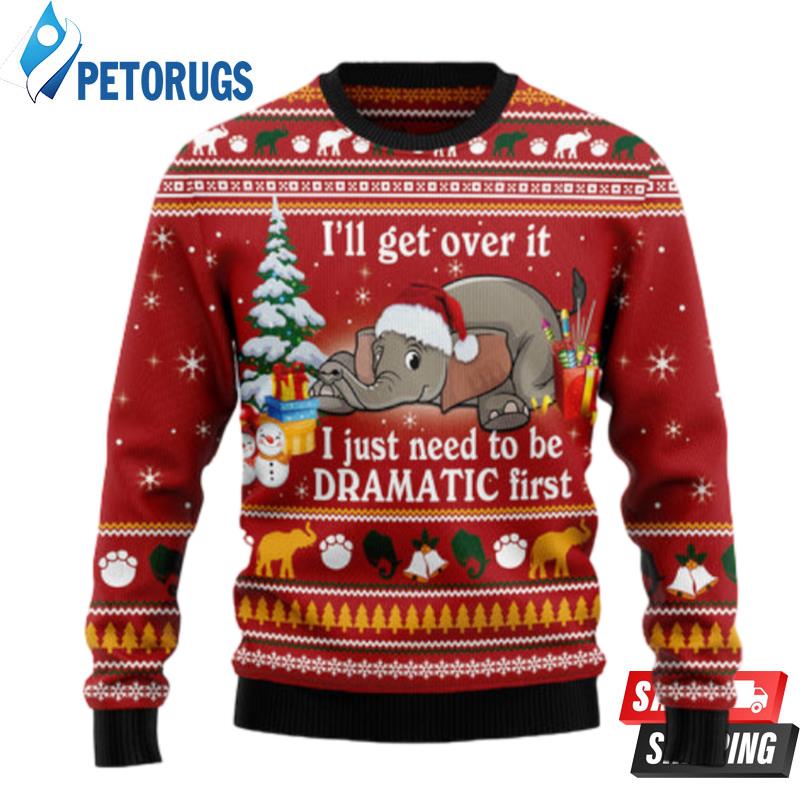 Elephant I ?Ll Get Over It Ugly Christmas Sweaters