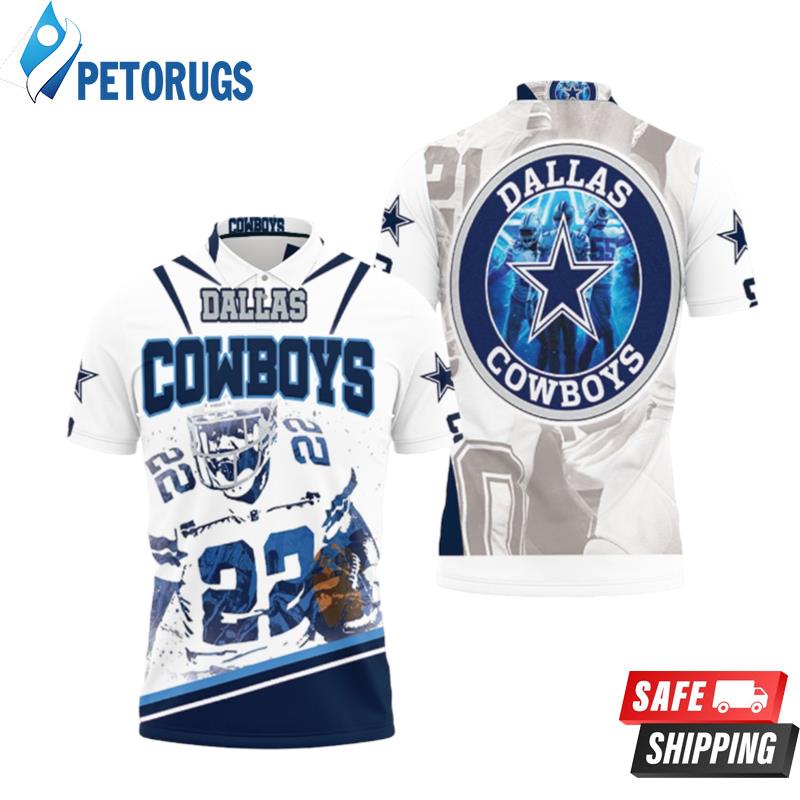 Emmitt Smith #22 Dallas Cowboys Nfc East Division Champions Super Bowl 2021  Polo Shirts - Peto Rugs