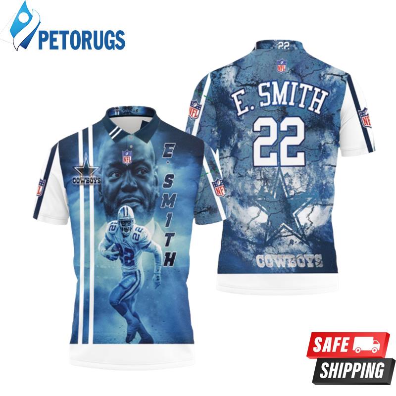 Emmitt Smith 22 Dallas Cowboys Polo Shirts