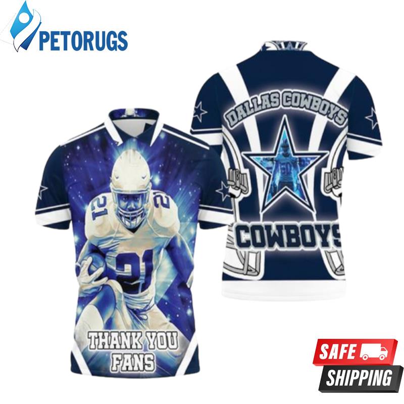 Emmitt Smith #22 Dallas Cowboys Super Bowl 2021 Nfc East Division Polo Shirts