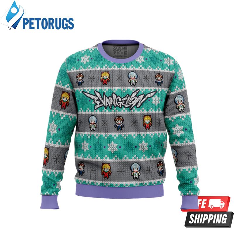 Evangelion Units Neon Genesis Evangelion Ugly Christmas Sweaters