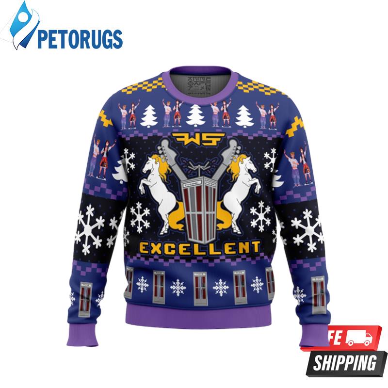 Excellent Bill and Ted Ugly Christmas Sweaters