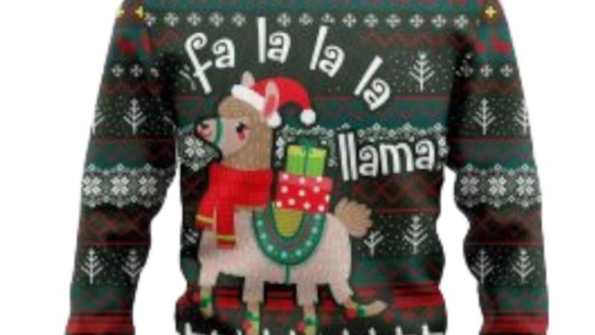 Falalala llama outlet sweater