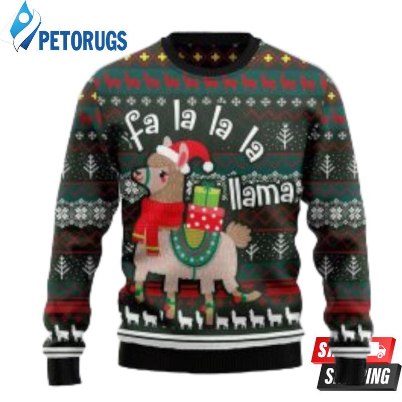 Fa La La La Llama Llama Lover Funny Family Gifts Ugly Christmas Sweaters