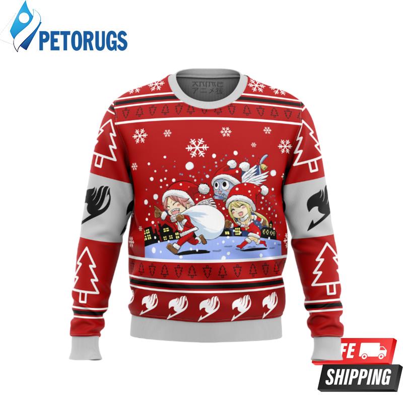 Fairy Tail Chibi XMAS Ugly Christmas Sweaters