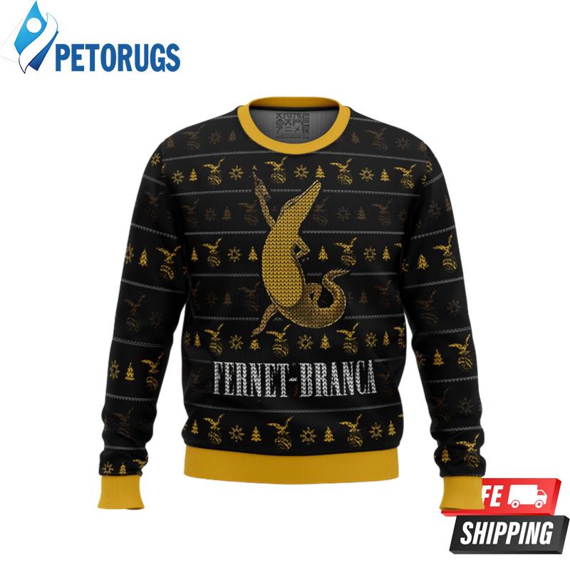 Fernet Branca Ugly Christmas Sweaters